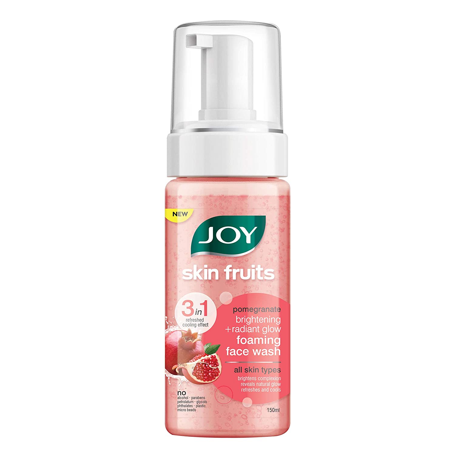 JOY SKIN FRUITS POMEGRANATE FOAMING FACEWASH (150 ML)