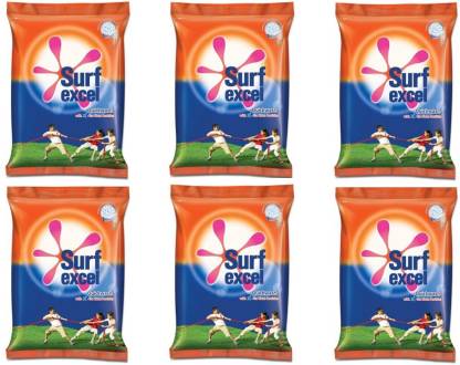 SURF EXCEL QUICK WASH DETERGENTS 60GM * 10