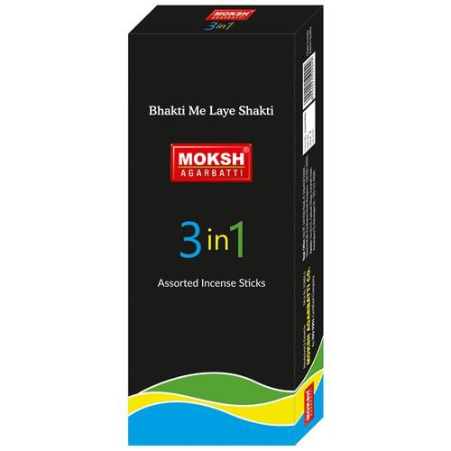 MOKSH 3 IN 1 AGARBATTI 300GM