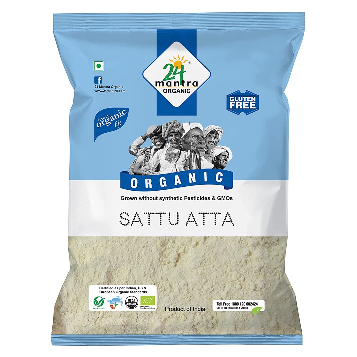 24 MANTRA ORGANIC BESAN FLOUR 500GM