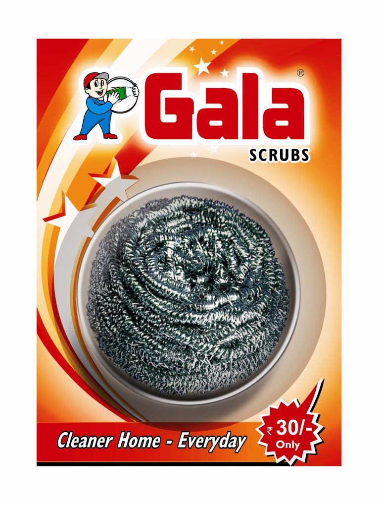 GALA STEEL SCRUBBER 1PC