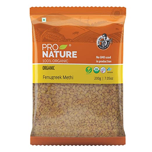 PRO NATURE ORGANIC METHI WHOLE 200GM