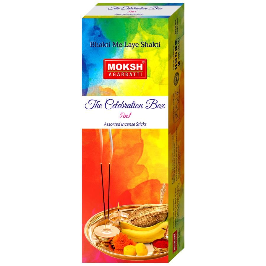 MOKSH CELEBRATION BOX AGARBATTI 170GM