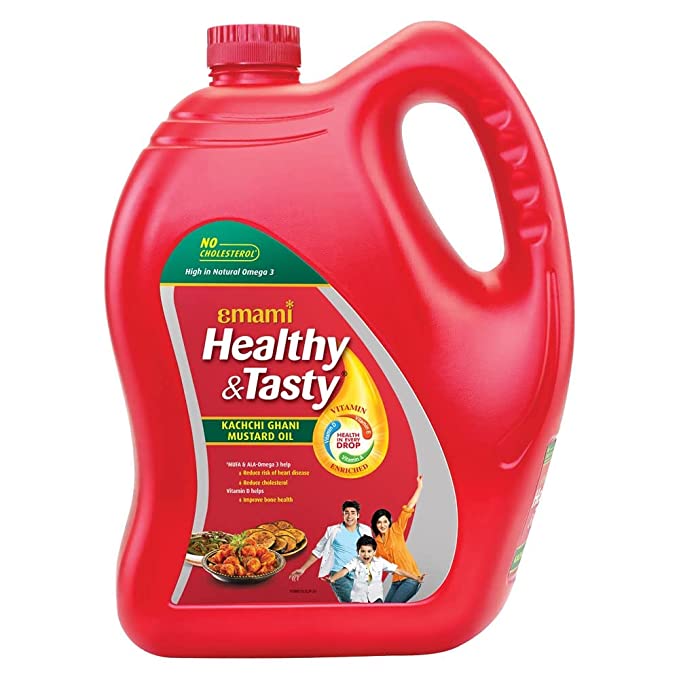 HEALTHY & TASTY KACHI GHANI MUSTARD OIL JAR 5L