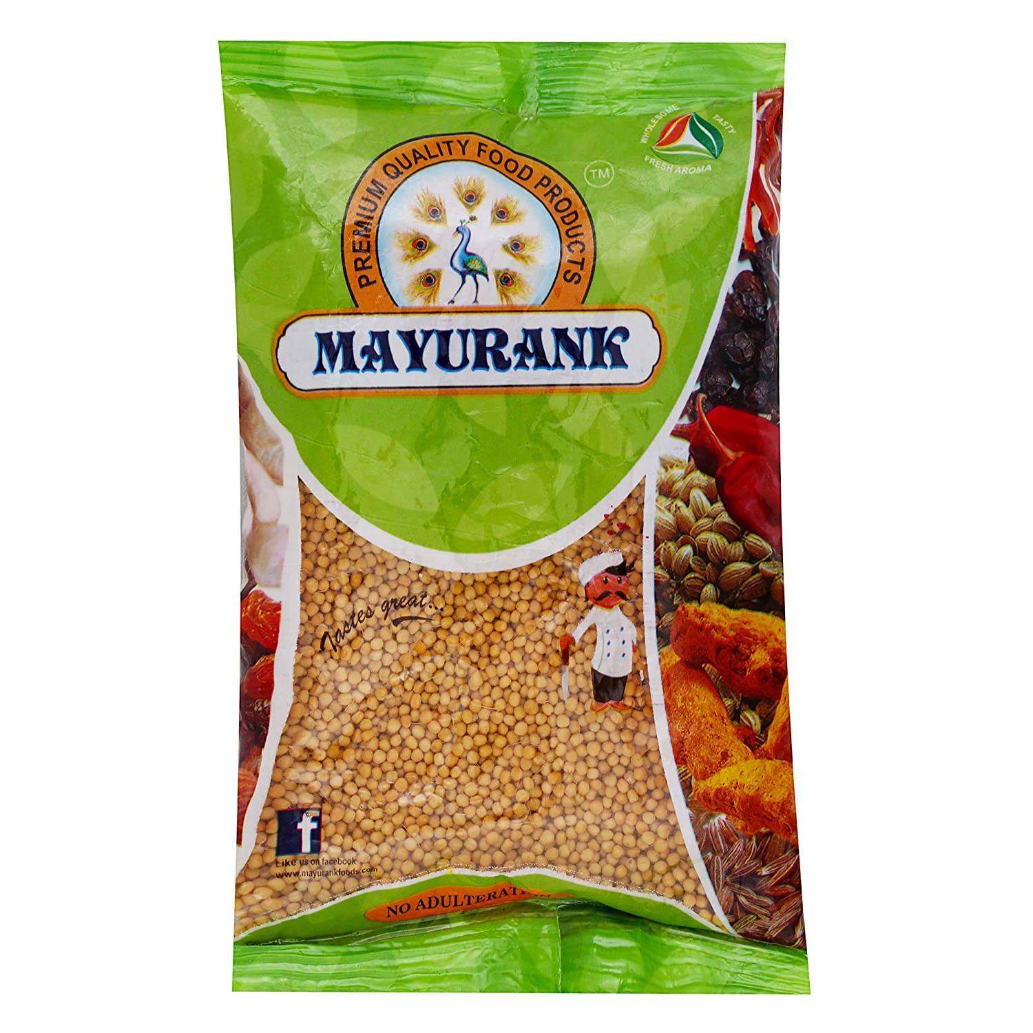 MAYURANK YELLOW SARSO WHOLE 100GM