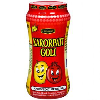 CHAMRIA KAROPATI GOLI PLASTIC BOTTLE 100GM