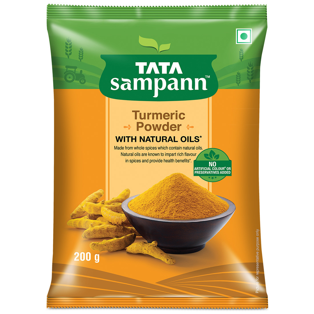 TATA SAMAPANN TURMERIC POWDER 200GM