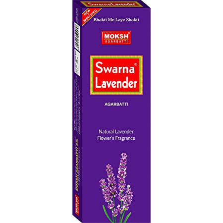 MOKSH SWARNA LAVENDER AGARBATTI 100GM